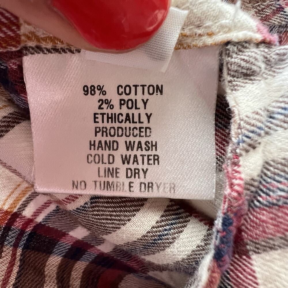 Organic By John Patrick Tunic Button Down Shirt D… - image 4